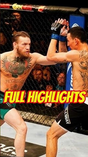 🥊 🔥 Conor McGregor vs Max Holloway 2 Fight Highlights! #combatsports #fighthighlights
