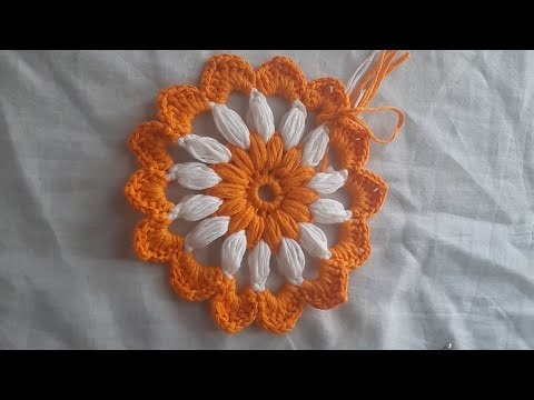 Crochet pouf pattern tutorial @Crochet Loops 