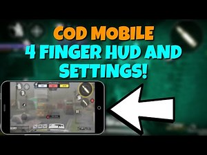 BEST 4 FINGER HUD AND SETTINGS IN COD MOBILE! Claw Tutorial + HandCam!