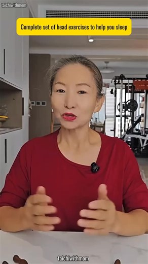 Simple head exercises to improve sleep quality 🌿 Practice anytime—your body will thank you! Want a comb massager like mine? Comment COMB 💆‍♀️✨ #HeadExercises #HealthyAging #SleepBetter #HomeExercise #MiddleAgedWellness #SelfCareRoutine | TaiChi With Mom