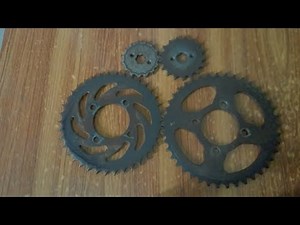 alter 70 cc || Make your ride speedie or powerfull just using front sporkket|| + installation