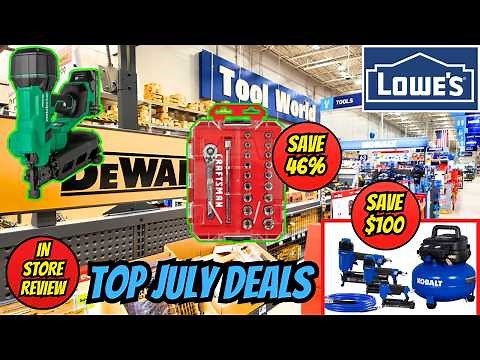 TOP July Lowe's Tool Deals You Can't Afford to Miss!