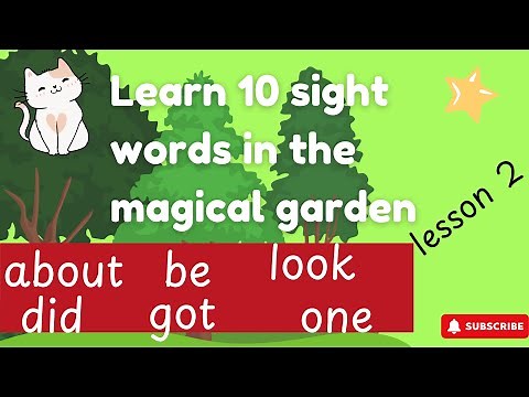 Let's learn 10 sight words| How to read sight words | #sightwordsforkids #phonics #reading