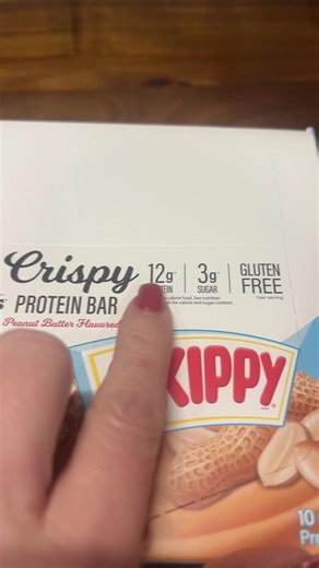 Skippy peanut butter protein bars! #skippy #candybar #proteinbar #peanutbutter #healthysnacks