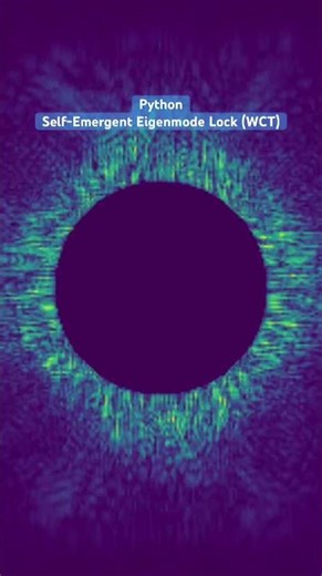 From Noise to Eigenmode: Curvature Feedback in Python (WCT) 2025 Richard J. Reyes