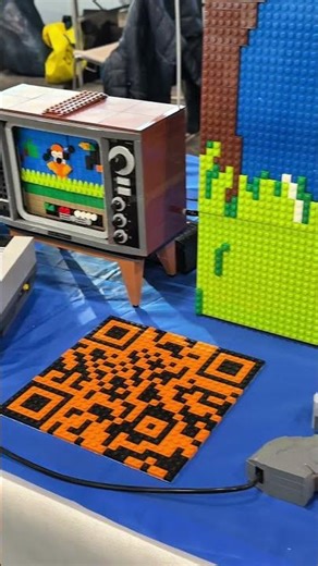 Giant Super Mario & Duck Hunt LEGO panels