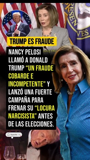 PELOSI vs TRUMP: ¡ATAQUE despiadado! 💥 #Pelosi #Trump #news #politica