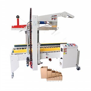 [Hot Item] Automatic Box Flap Folding Tape Sealing Packing Taping Machine Auto Flap Folding Case Carton Sealer
