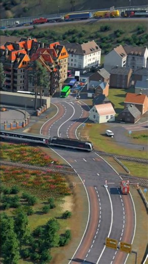 Transport Fever 2 - WELCOME to SUN-SMILE CITY #transportfever2 #city #sunset #train