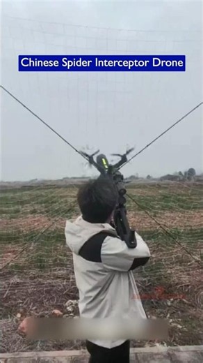 China's Spider Interceptor Catches Enemy Drones in a Net