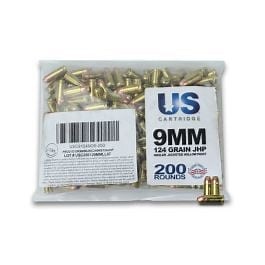 US Cartridge 9mm 124 Grain Nosler JHP (200 Round) | Ammunition Depot