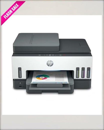 HP Smart Tank 790 All-in-One Auto Duplex WiFi Colour Printer with ADF and FAX, Print, Scan & Cope...