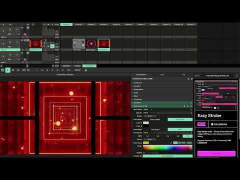 Easy Strobe – One-Click Strobe Effect for Resolume