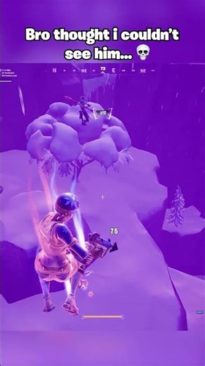 Bro Thought I Couldn’t See Him 💀#fortnite #gaming #fortniteclips