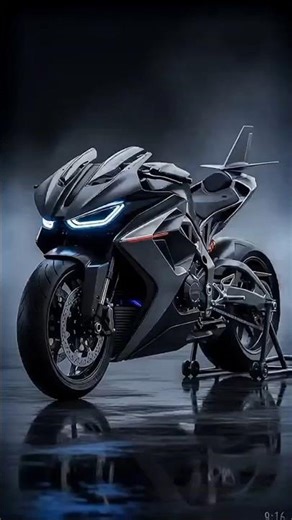 Future Bike With a Fighter Jet Tail