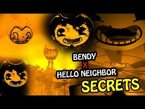 Hello Neighbor Bendy Halloween - ALL SECRETS