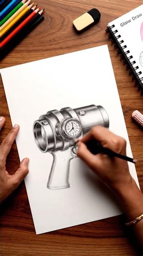 Realistic Ray Gun Drawing! 🧟‍♂️ CoD Zombies Art