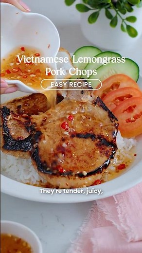 The JUICIEST Vietnamese Pork Chops 😍 #easyrecipe