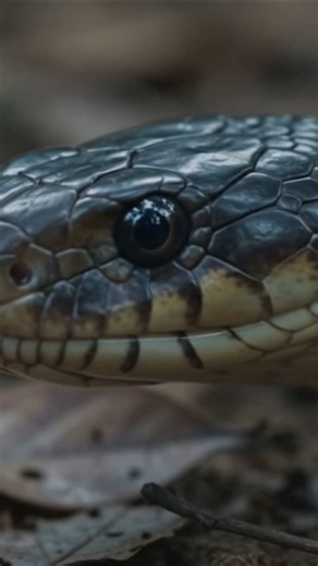 ⚠️ Banded Krait: One of Asia's Most Beautiful Yet Venomous Snakes! 🐍