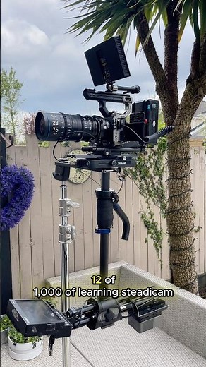 Hour 12/1000-It Started off very frustrating but we did end up with my first usable shot #steadicam