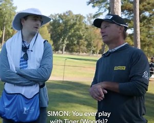 'You ever play with Tiger Woods?': Chris DiMarco schools two novice golf fans in the nicest way possible