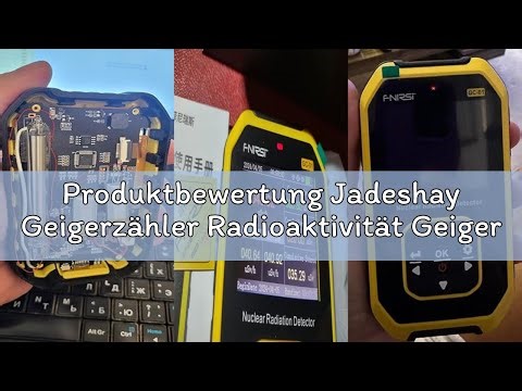 Produktbewertung Jadeshay Geigerzähler Radioaktivität Geiger Counter Nuclear Radiation Detector Nukl