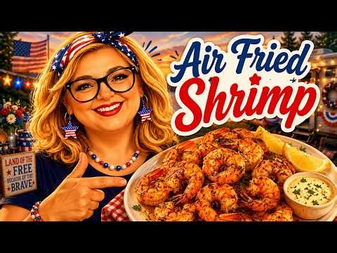 EASY Air Fryer Shrimp Recipe 🍤 Crispy, Juicy & Ready in Minutes