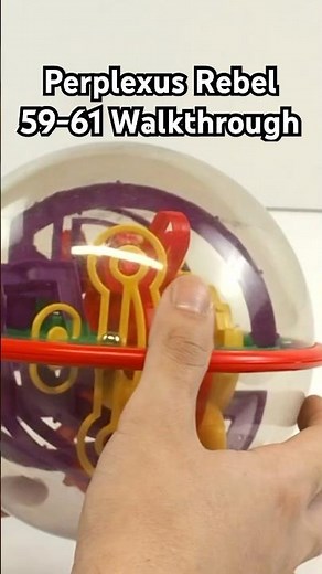 Perplexus Rebel/Rookie 59-61 Walkthrough #puzzle #toys #challenge