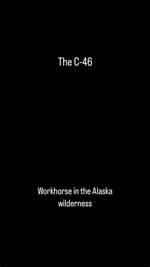 The C-46 Commando - a long history of Aviation and community service. #avgeek #alaska #bushpilot | Deon Mitton Aviation Photography