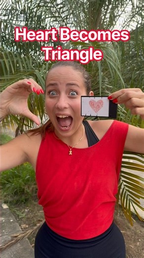 Learn the heart-to-triangle change 🎩