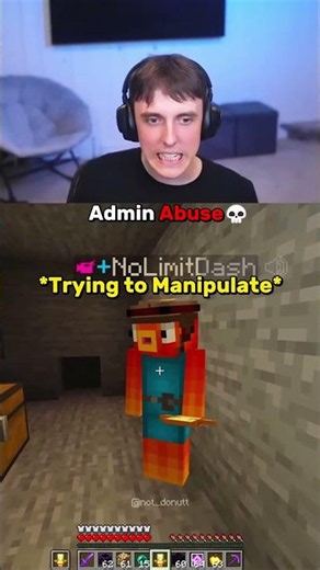 Admin Abuse in DonutSMP....💀