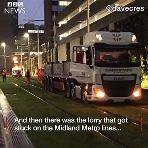 City of stuck lorries - another's got stuck under a bridge in Birmingham today... | BBC Birmingham