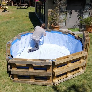 126K views · 112 reactions | Build your own swimming pool in the backyard! | 5-Minute MAGIC | Facebook