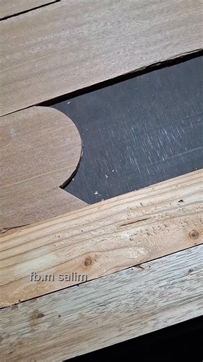 57K views · 136 reactions | This handyman's method of measuring the connection uses a glass lid and the results are perfect #craftshow #reels #tricks #diy #fyp #homedecor #woodworking #carpenter #fitting #ideas | M Salim | Facebook