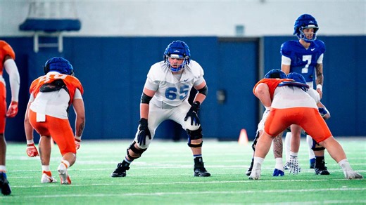 Boise State has one open spot on the offensive line. Who will start at right tackle?