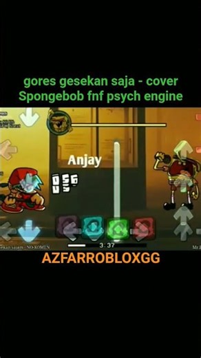 full video diatas ☝️| gores gesekan saja - cover Spongebob fnf psych engine #fnfmods #psychengine