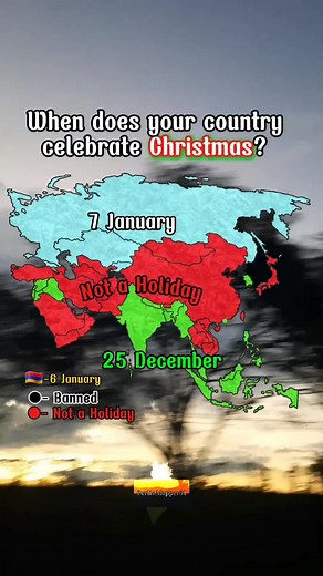 Understanding Christmas Traditions from a Map Perspective