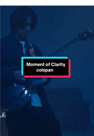 Moment of Clarity - colspan #インストバンド #guitar #piano #drums #japan