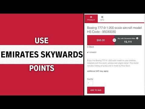 How to Use Emirates Airlines Point 2024 | Claim Emirates Skywards Miles
