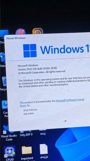 How to check Windows version #follow @cyber_skills_anuj #computer #windows #os