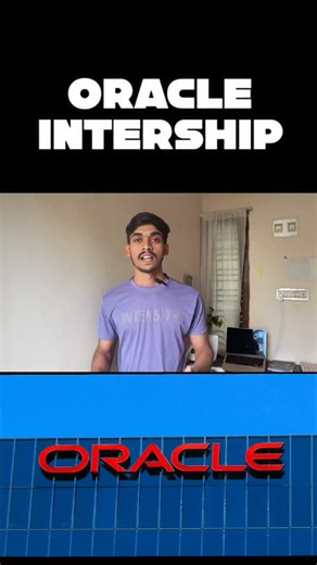 Suhas on Instagram: "“Oracle Internship Alert 🚨 Engineering students apply now 💻 Bengaluru | Freshers friendly Comment ‘ORACLE’ for link 👇” #engineering #internship #oracle #trending #SuhasSGowda18"
