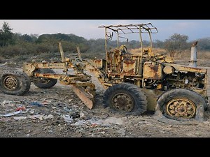 20 Years Abandoned Grader Restoration | From Rust to First Start