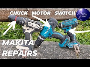 Trio of Makita Repairs – Switch, Chuck & Motor Replacements! | DTD152, DHP482, DHP453