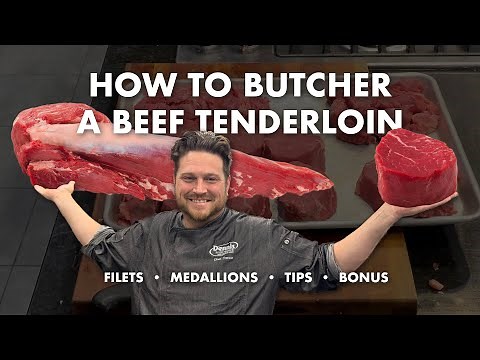 How to Butcher a Whole Beef Tenderloin | Chef Trevor's Guide