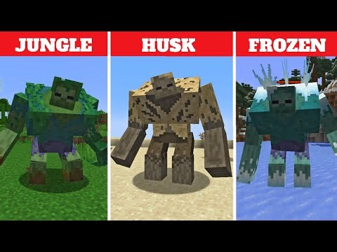 Minecraft ALL MUTANT CREATURES Vs Me !