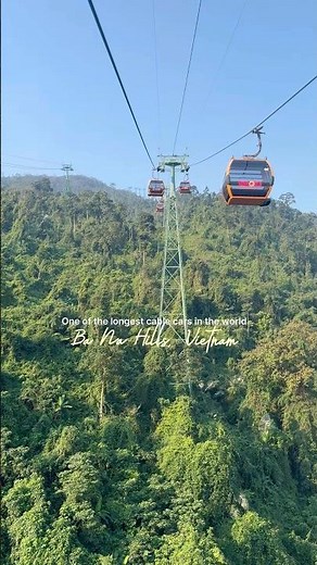 Ride the world record breaking cable car to Ba Na Hills in Da Nang 🇻🇳🚡