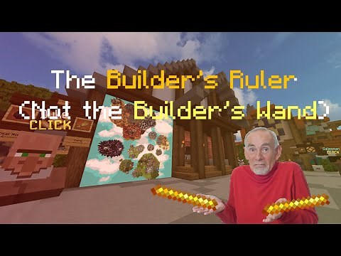 The new Builder's Ruler (Not Wand) explained on Hypixel Skyblock