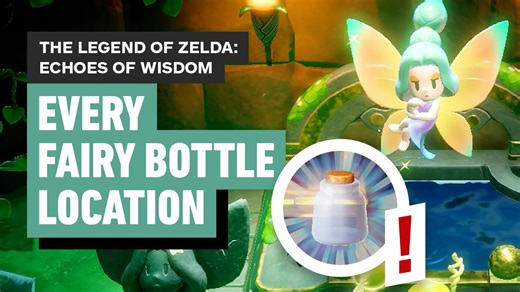 Legend of Zelda: Echoes of Wisdom - All Fairy Bottle Locations (Great Fairy Location)