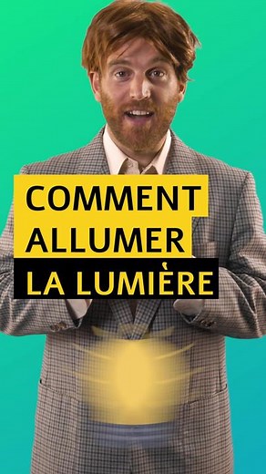 LA technique pour faire fonctionner la lumière grâce à un interrupteur #energie #ampoule #eclairage #lampe #domestique