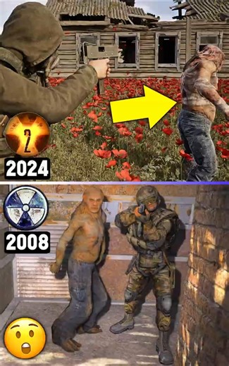 ☢️ NPC vs Controller in Every STALKER Game 😮 2007 → 2024 #Shorts #Stalker2 #stalker #games